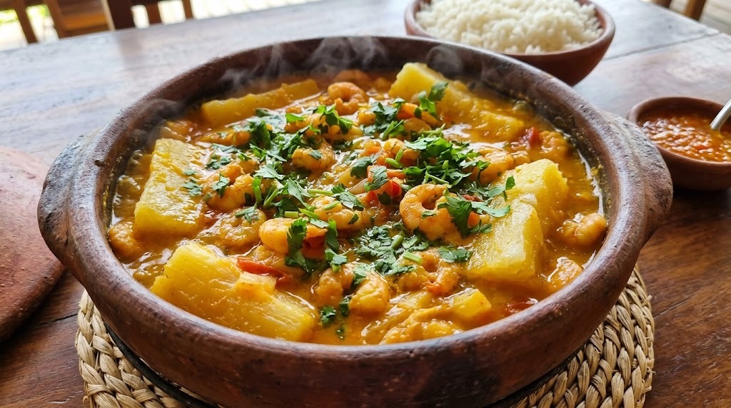 Moqueca Rápida de Camarão 7 Barbas