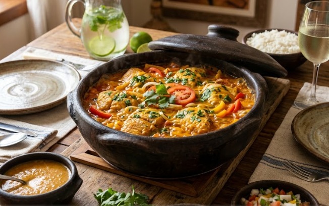 Moqueca de Tilápia de Frigideira rápida